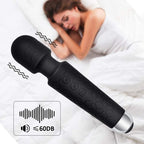 Cordless Rechargeable Body Massager | Electric Handheld Massager for Pain Relief Waterproof Massager | Portable Massage Wand | Flexible Neck for Men Women