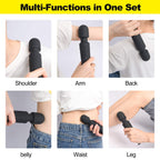 Cordless Rechargeable Body Massager | Electric Handheld Massager for Pain Relief Waterproof Massager | Portable Massage Wand | Flexible Neck for Men Women