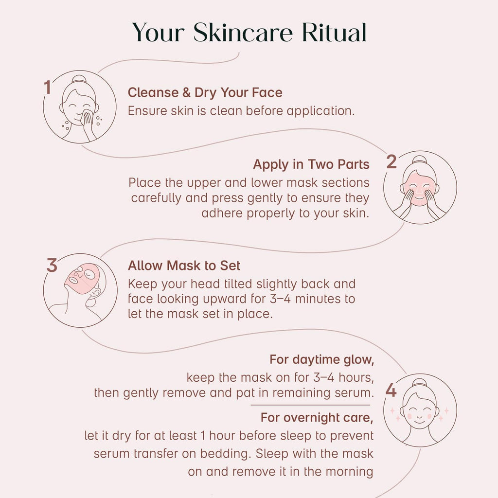 (Pack of 2) Bio-Collagen Real Deep Mask | Korean Collagen Face Mask with Low Molecular Collagen & Hyaluronic Acid | Overnight Hydrating Hydrogel Mask | Pore Minimizing, Wrinkle Reduction, Glass Skin | Paraben-Free