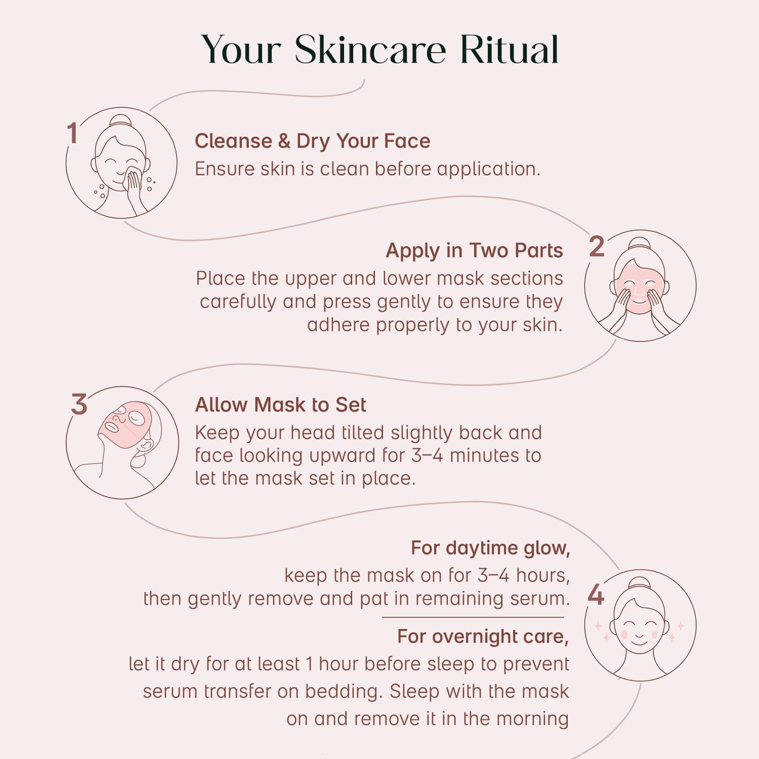 (Pack of 2) Bio-Collagen Real Deep Mask | Korean Collagen Face Mask with Low Molecular Collagen & Hyaluronic Acid | Overnight Hydrating Hydrogel Mask | Pore Minimizing, Wrinkle Reduction, Glass Skin | Paraben-Free